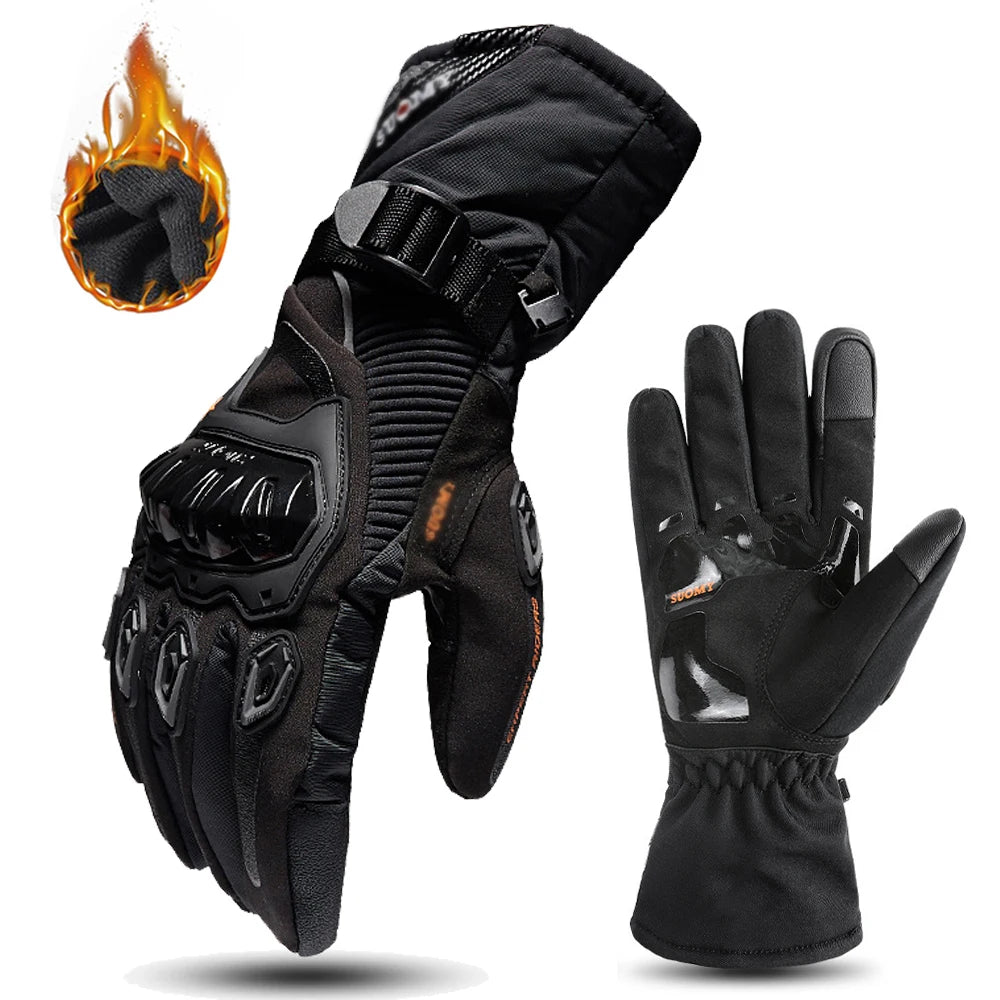 Windproof Waterproof Winter Motorcycle Gloves