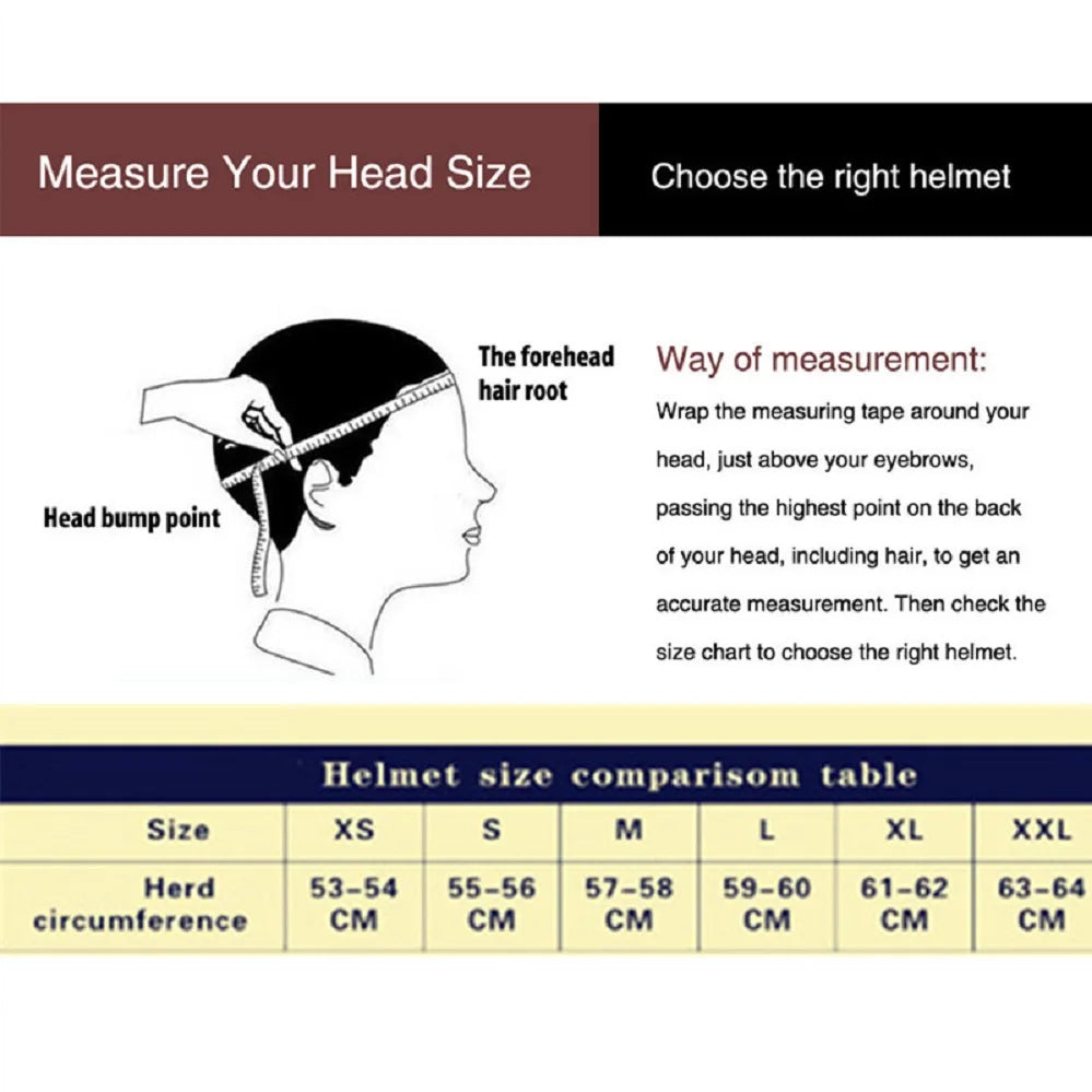 Men & Women Dual Lens Helmet