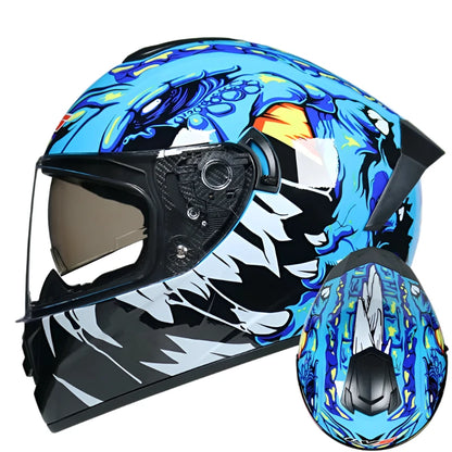 Winter Warm Double Visor Motorcycle Helmet