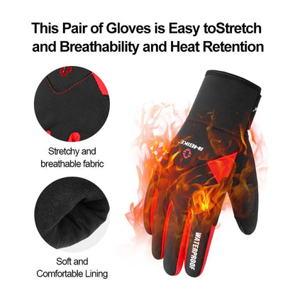 Waterproof Bicycle Touch Screen Cycling Glove