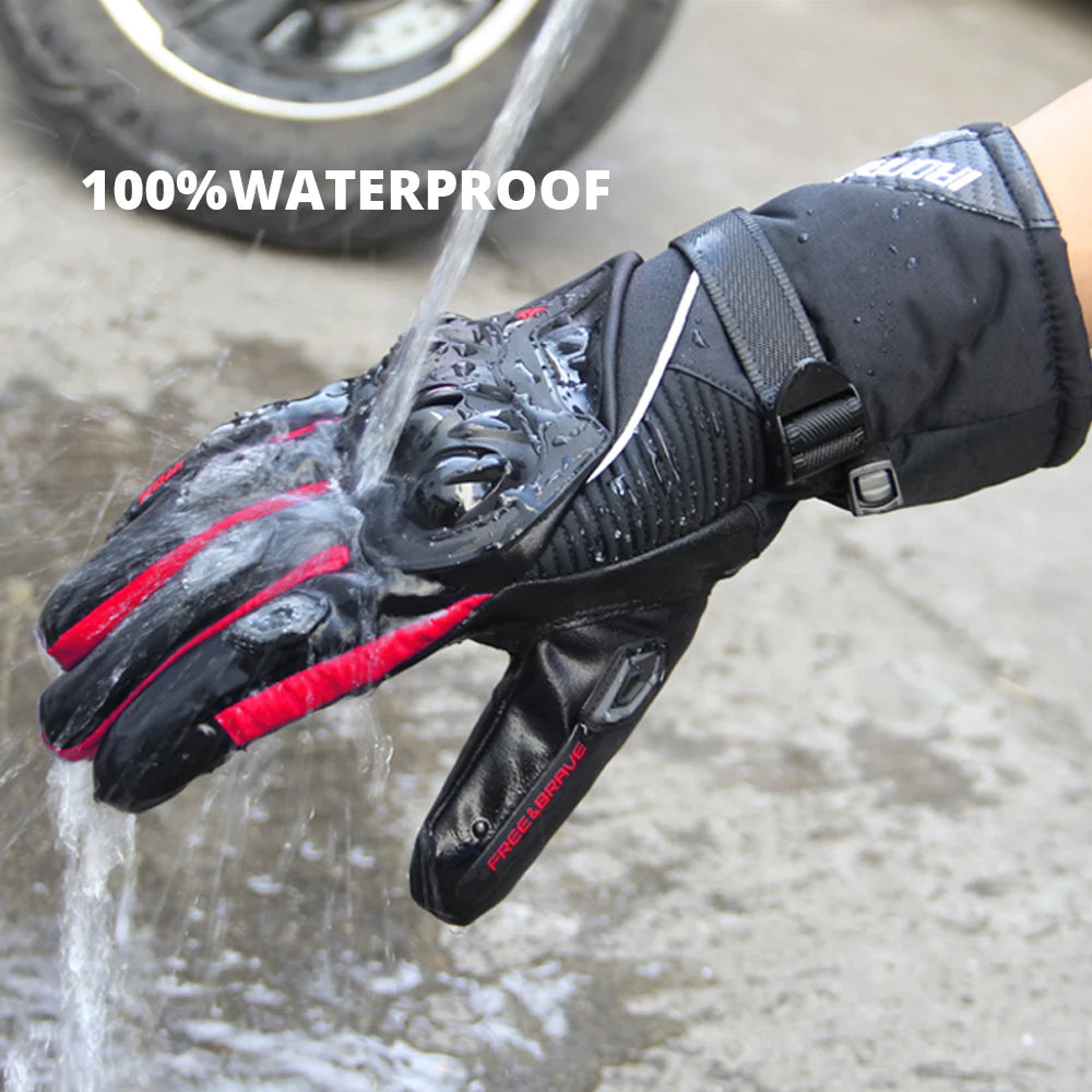 Windproof Waterproof Winter Motorcycle Gloves