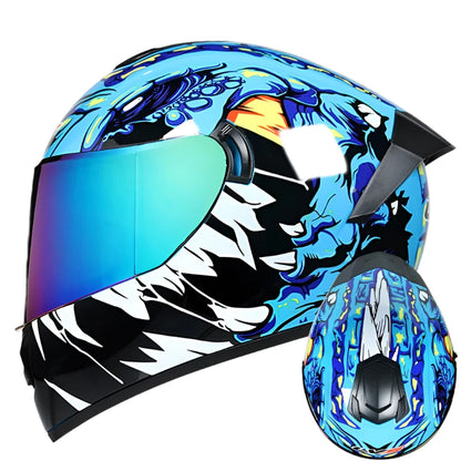 Winter Warm Double Visor Motorcycle Helmet