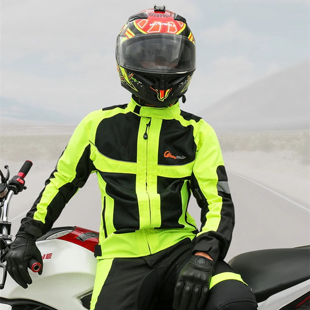 Men Woman  Breathable Motorcycle Jacket