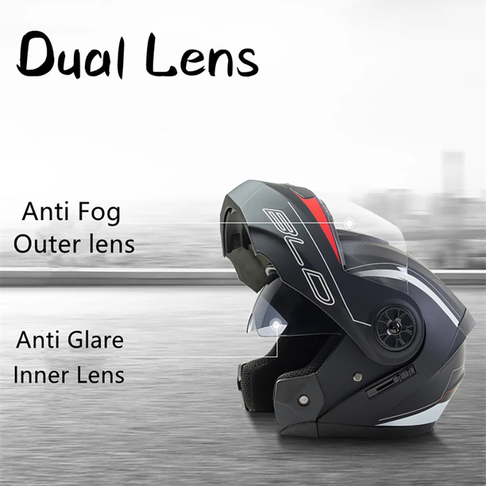 Men & Women Dual Lens Helmet