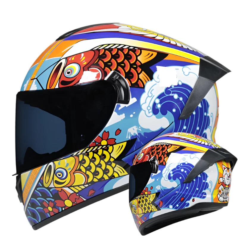 Winter Warm Double Visor Motorcycle Helmet