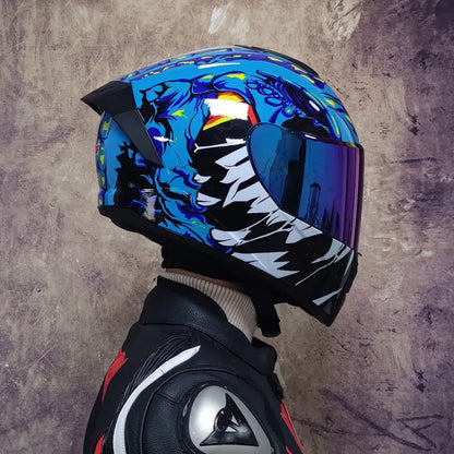 Winter Warm Double Visor Motorcycle Helmet